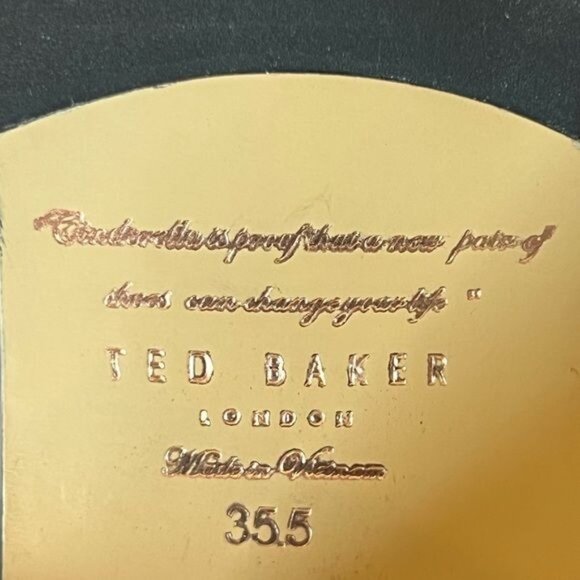 Ted Baker London Nurelyl Bootie In Black Leather US Size 5 EU Size 35.5 - Picture 11 of 13